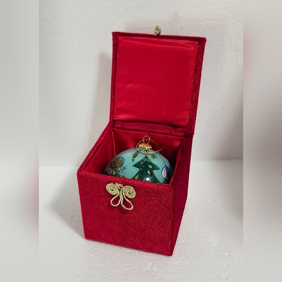 2009 Li Bien Glass Gingerbread Men Ornament by Pier 1 Imports - Picture 2 of 7